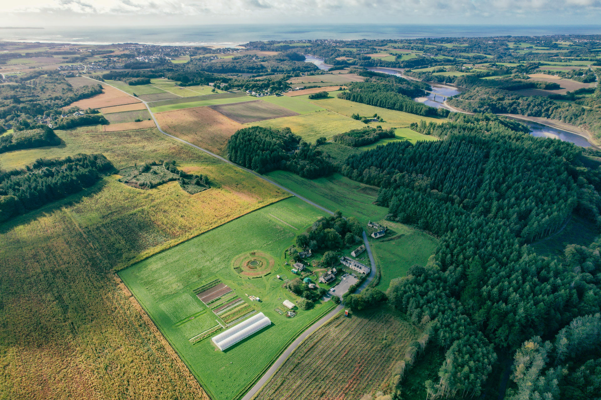 Brangoulo vu du ciel en 2021.