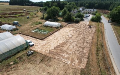 Le chantier « Hangar » démarre dans les Jardins de Brangoulo !